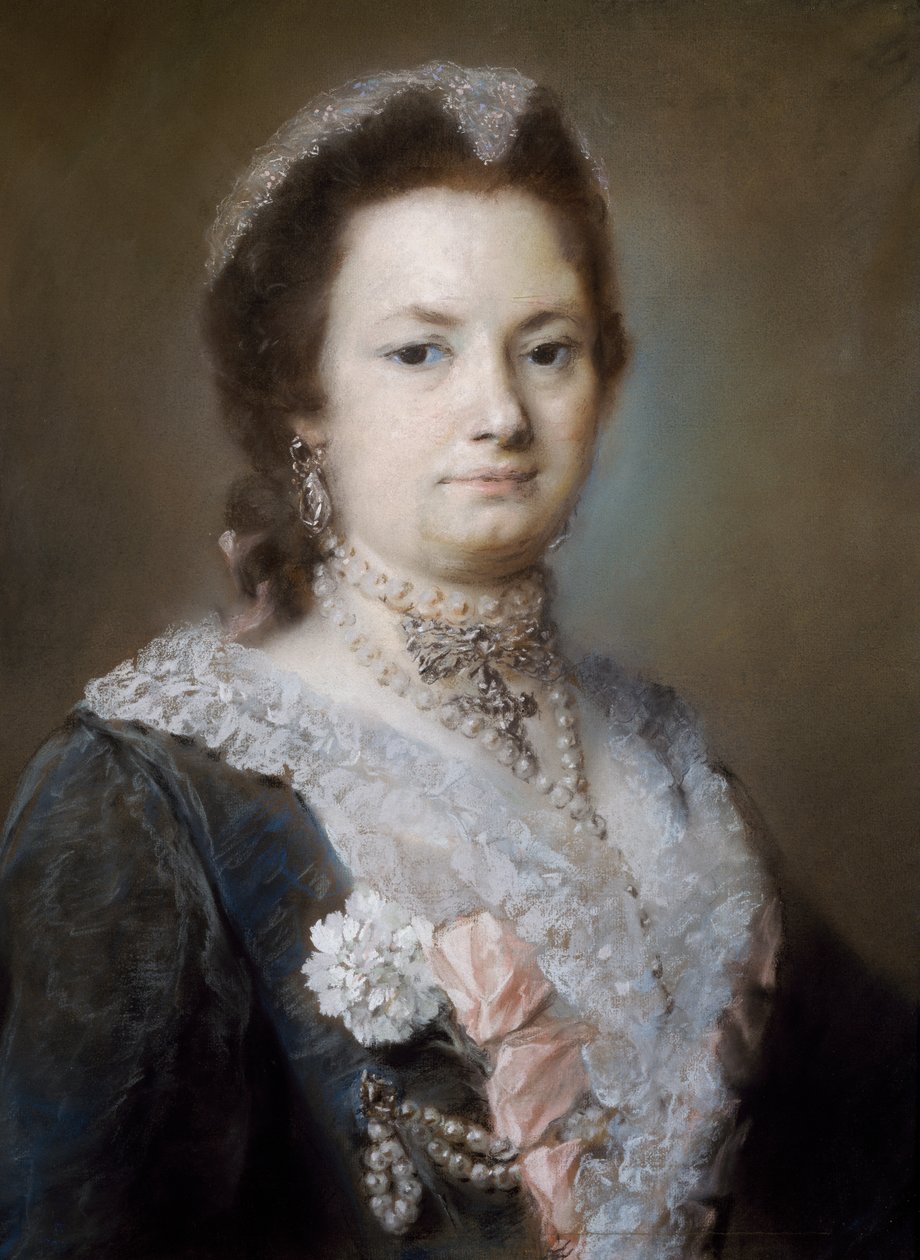 Porträt einer Dame von Rosalba Giovanna Carriera