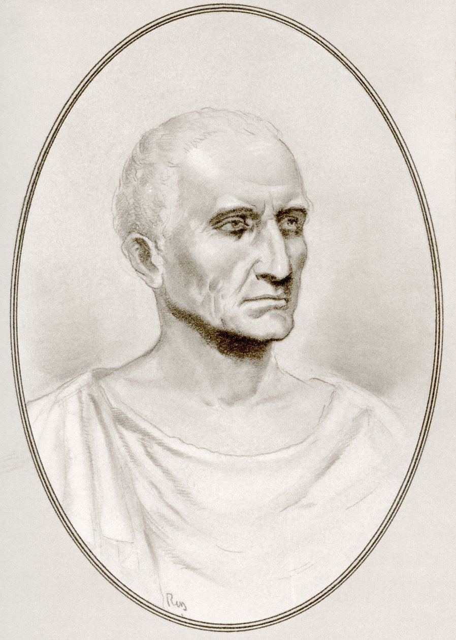 Gaius Julius Caesar, aus Living Biographies of Famous Rulers von Ross Gordon