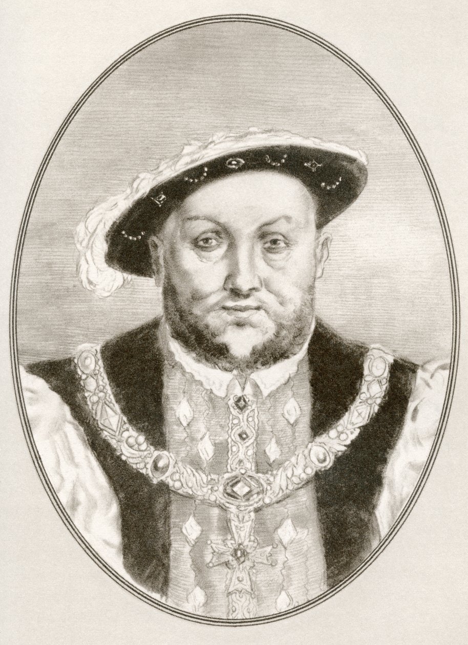Heinrich VIII, aus Living Biographies of Famous Rulers von Ross Gordon