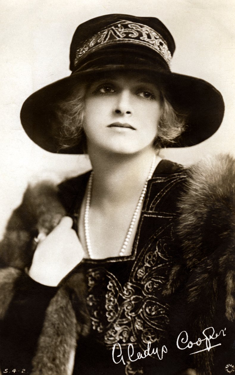 Gladys Cooper 1888-1971, englische Schauspielerin, frühes 20. Jahrhundert von Rotary Photo