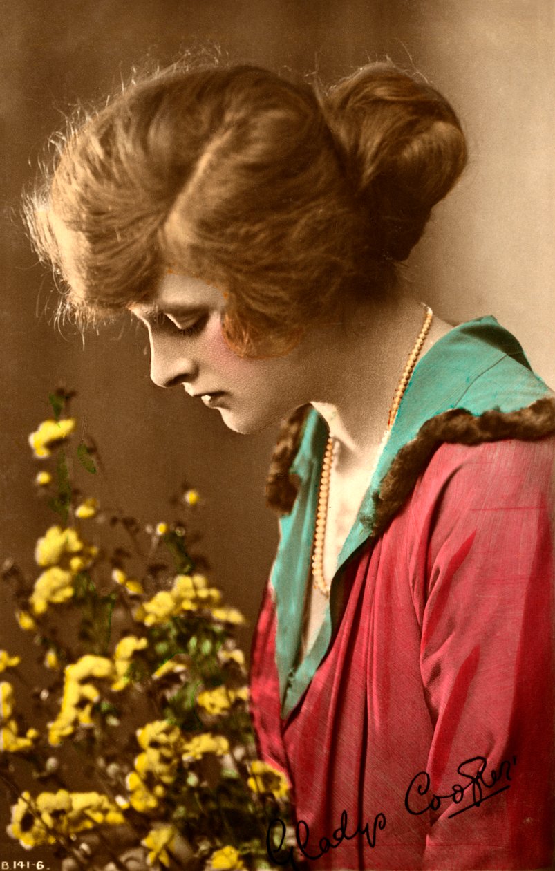 Gladys Cooper 1888-1971, englische Schauspielerin, frühes 20. Jahrhundert von Rotary Photo
