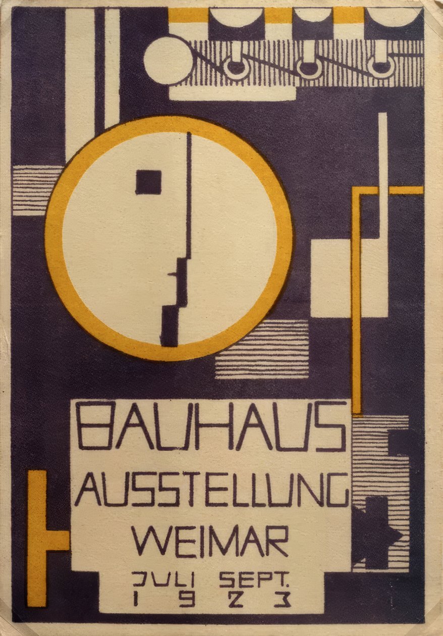 Bauhaus Ausstellung Weimar Juli Sept. 1923 von Rudolf Baschant