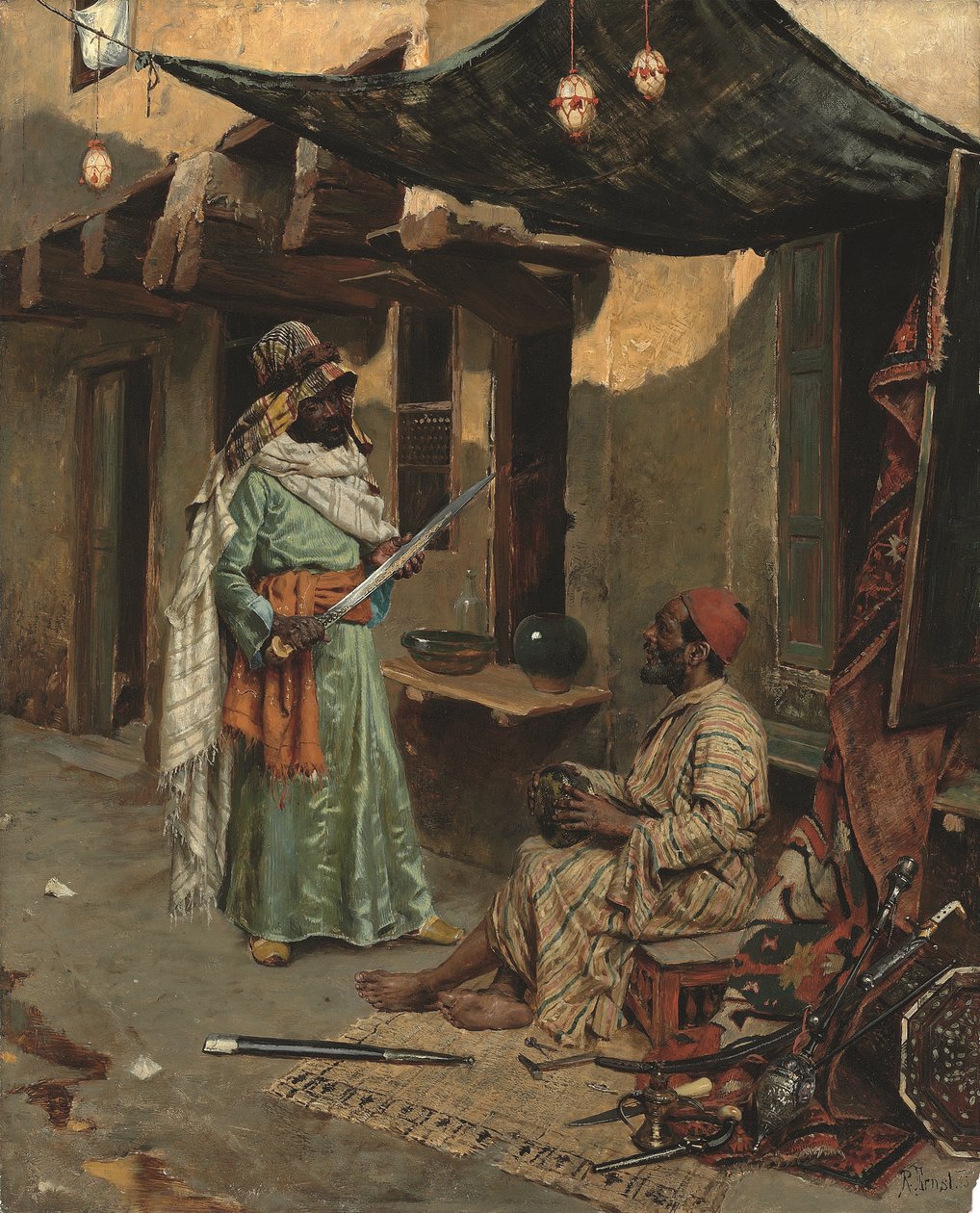Der Waffenhändler von Rudolphe Ernst