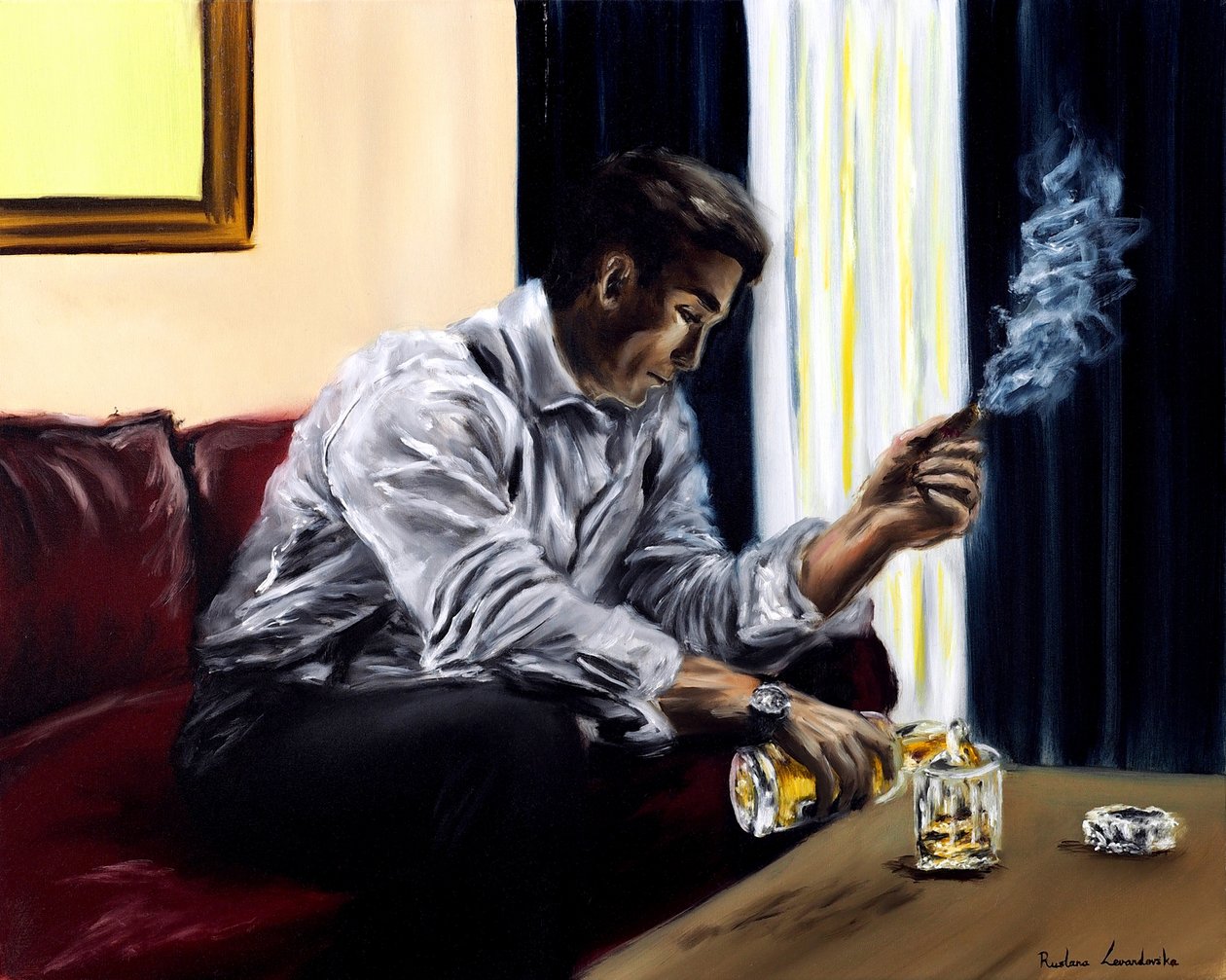 Die Flucht eines Gentlemans, 2025 von Ruslana Levandovska