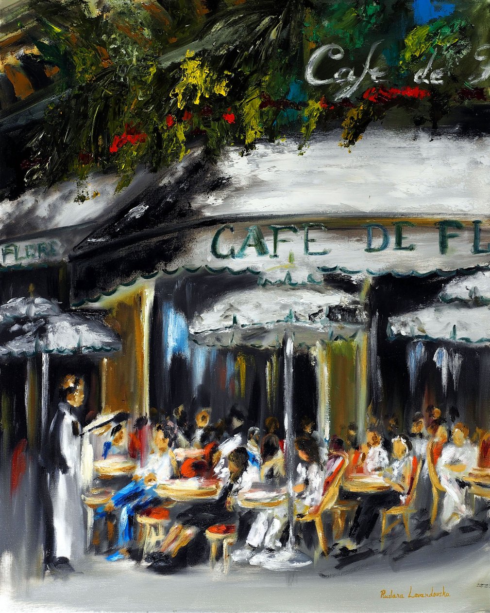 Cafe de Flore Paris von Ruslana Levandovska