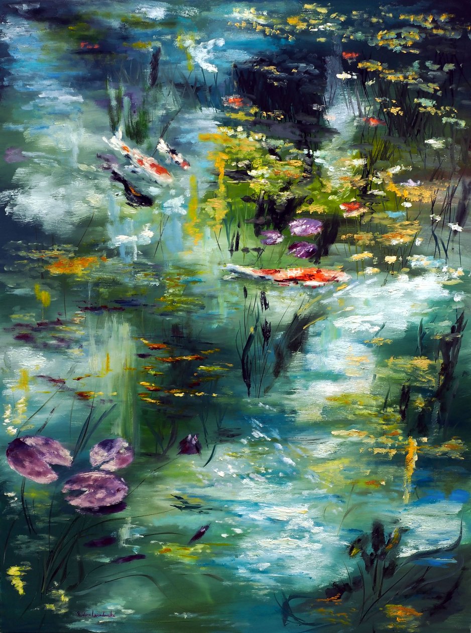 Monets Teich von Ruslana Levandovska