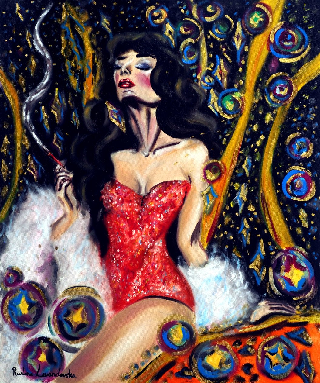 Schimmernde Nacht, 2025 von Ruslana Levandovska