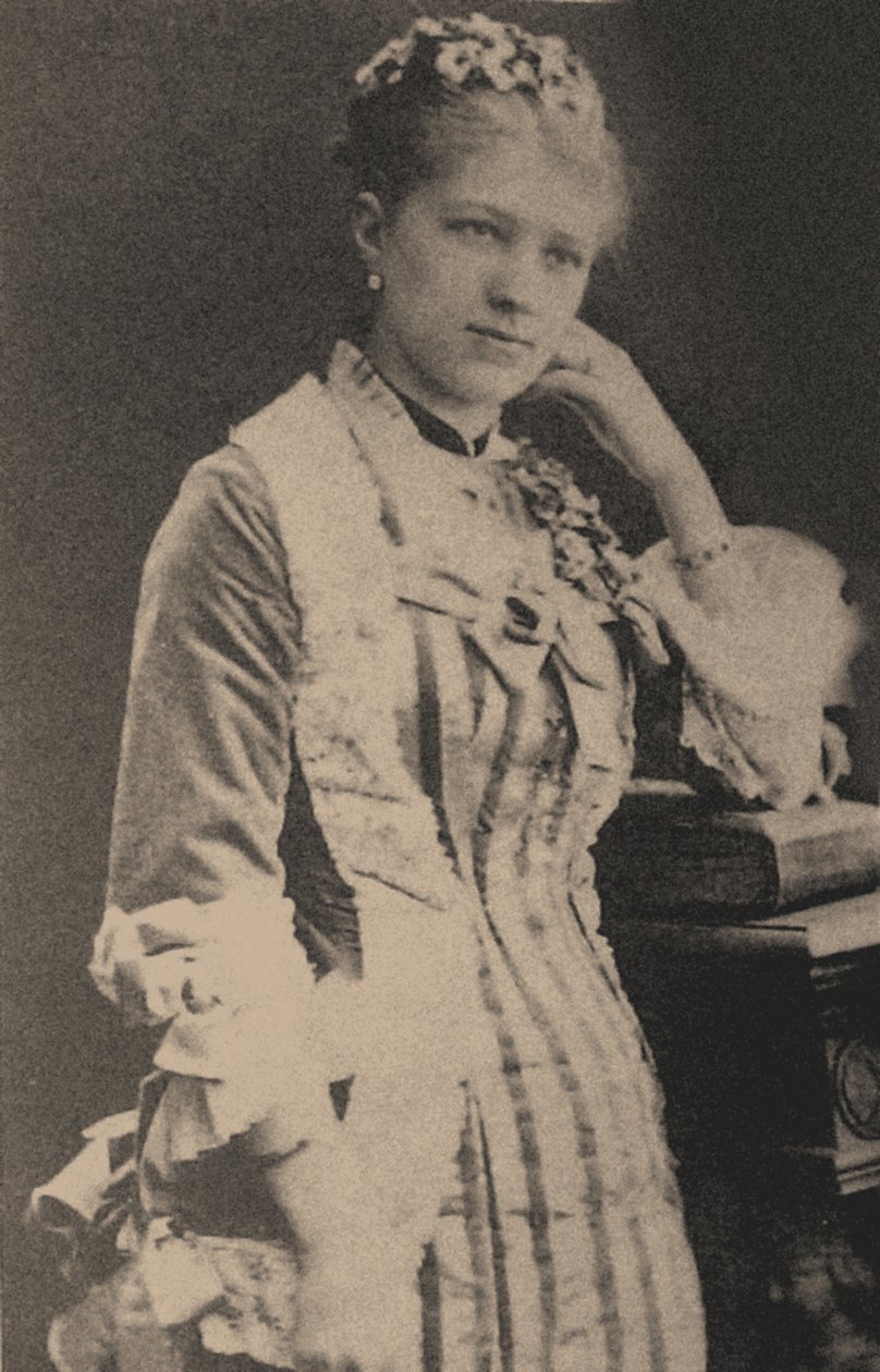 Polina Karpakova, die erste Odette-Odile, ca. 1875 von Russian Photographer