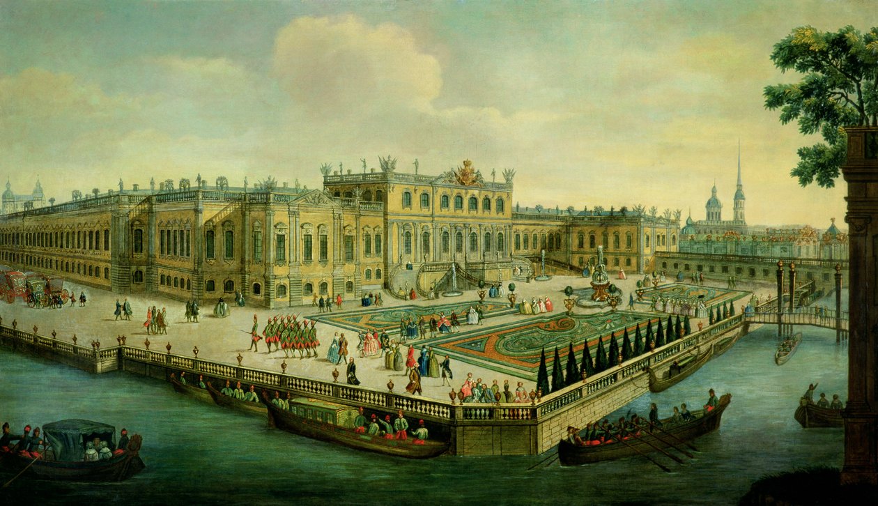 Der Sommerpalast, St. Petersburg von Russian School