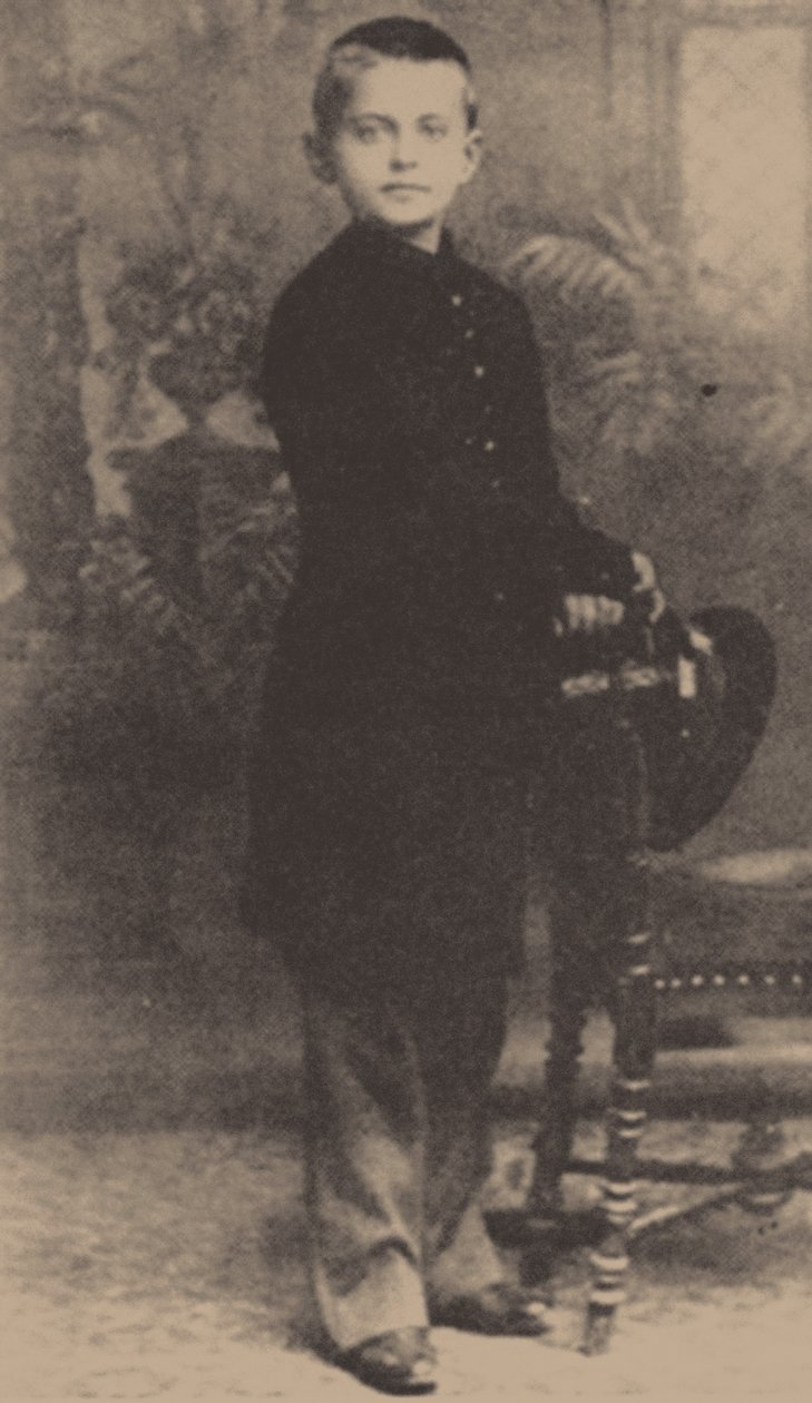 Leo Trotzki im Alter von 9 Jahren, 1888 von Russian Photographer