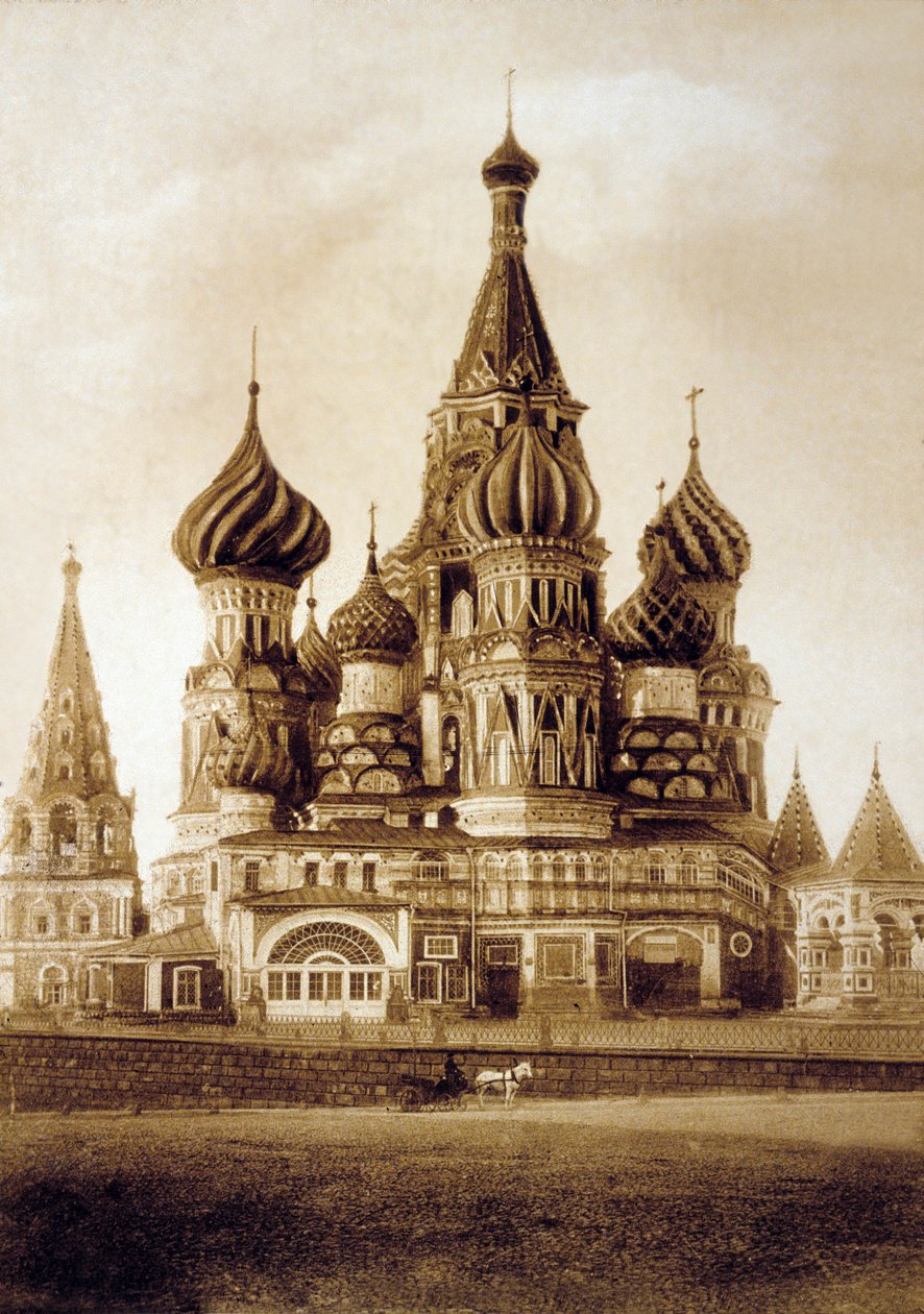 Basilius-Kathedrale, Roter Platz, Moskau von Russian Photographer