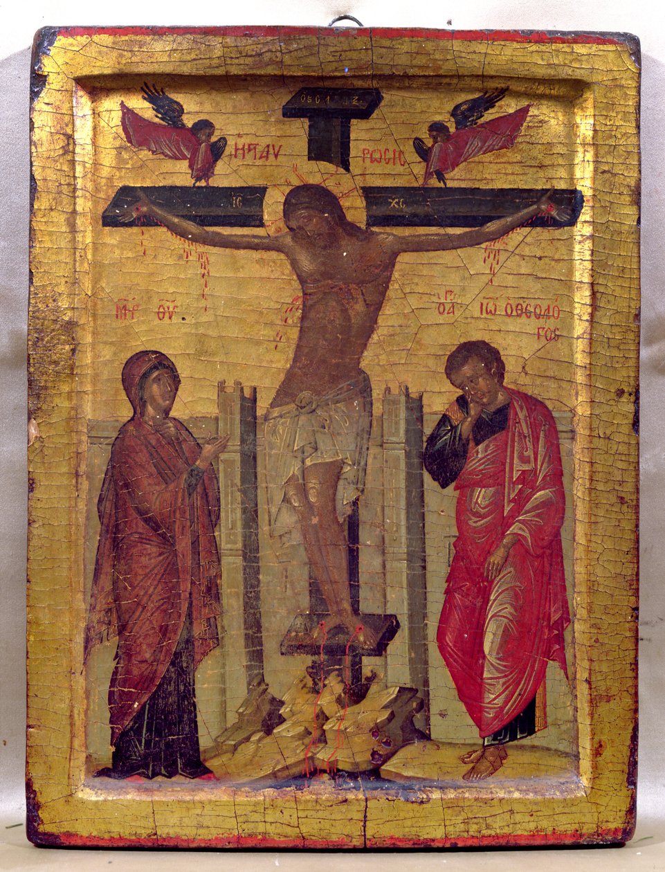 Christus am Kreuz von Russian School