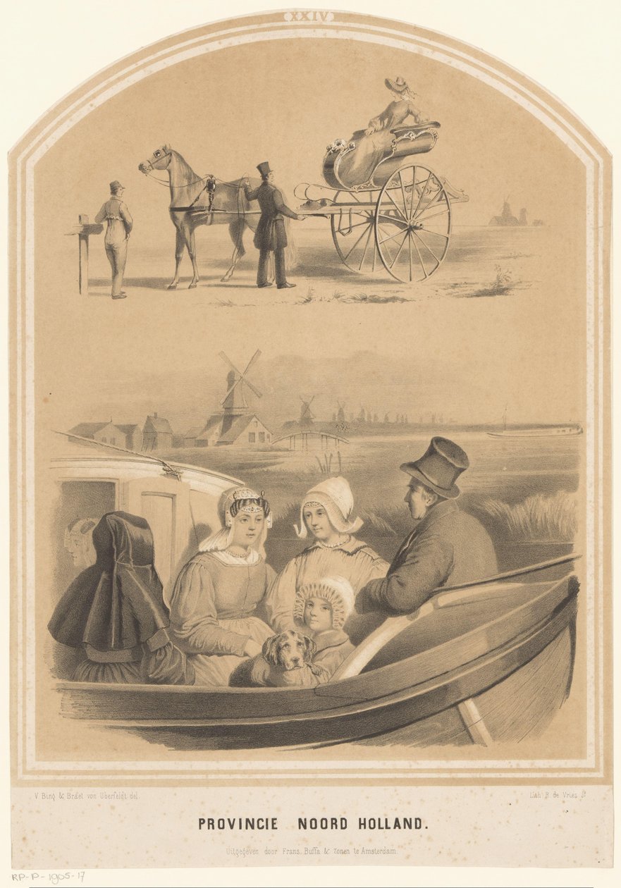 Tracht aus Nordholland (Provinz Nordholland) (Niederländische Trachten) von Ruurt de Vries