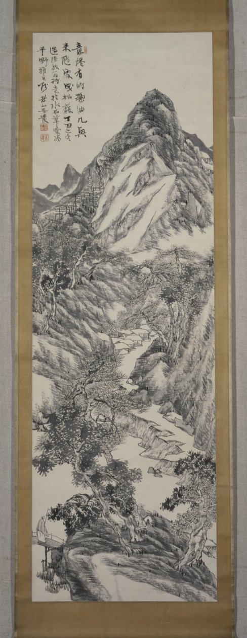 Berglandschaft, Winter 1877 von Rôzan Yasuda