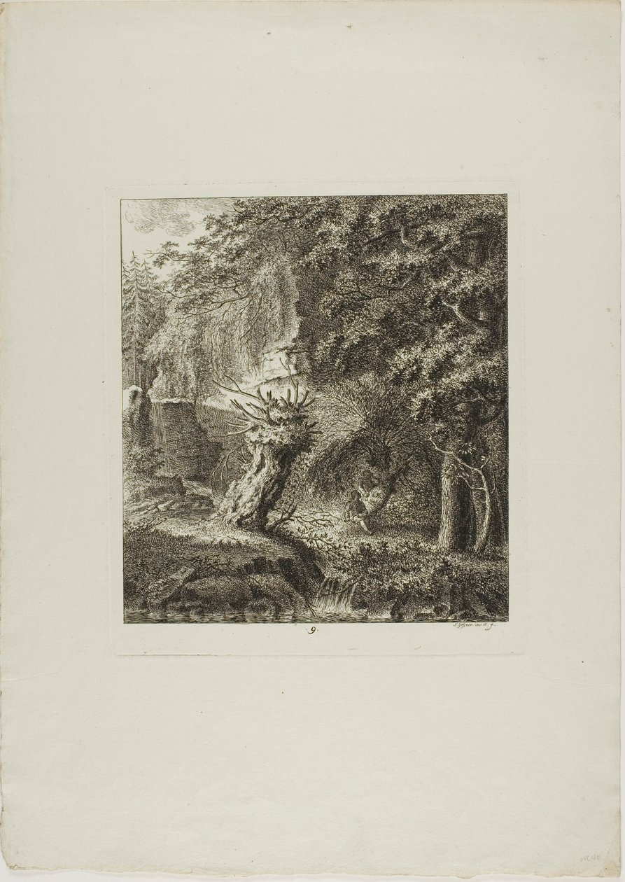 Landschaften gewidmet M. Warelet von Salomon Gessner