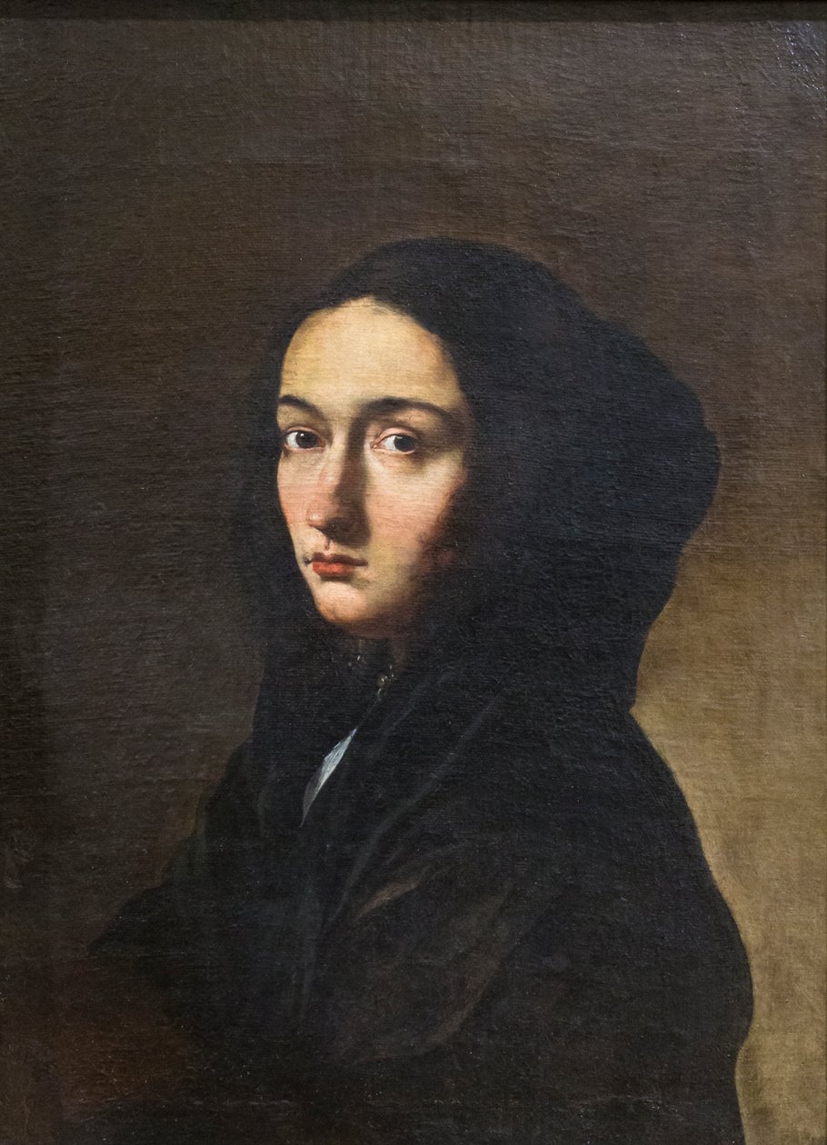 Porträt der Frau des Künstlers von Salvator Rosa
