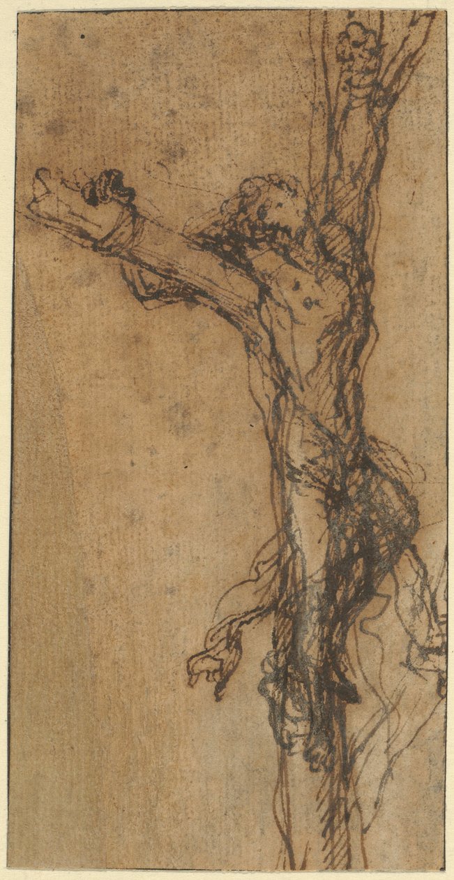 Studie für die Kreuzigung des Polykrates von Salvator Rosa