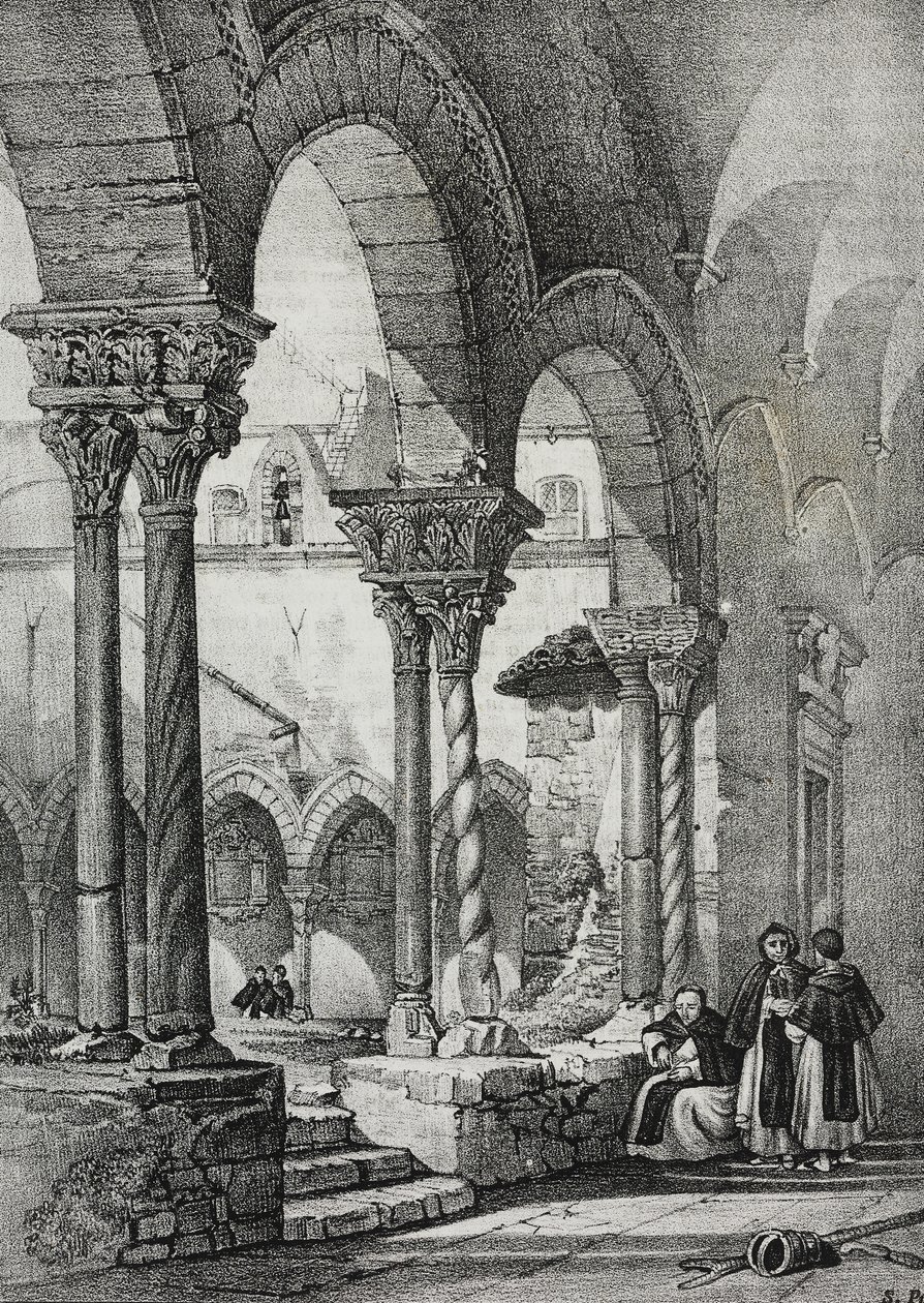 Kreuzgang der Kirche des Heiligen Dominikus, Palermo von Salvatore Puglia