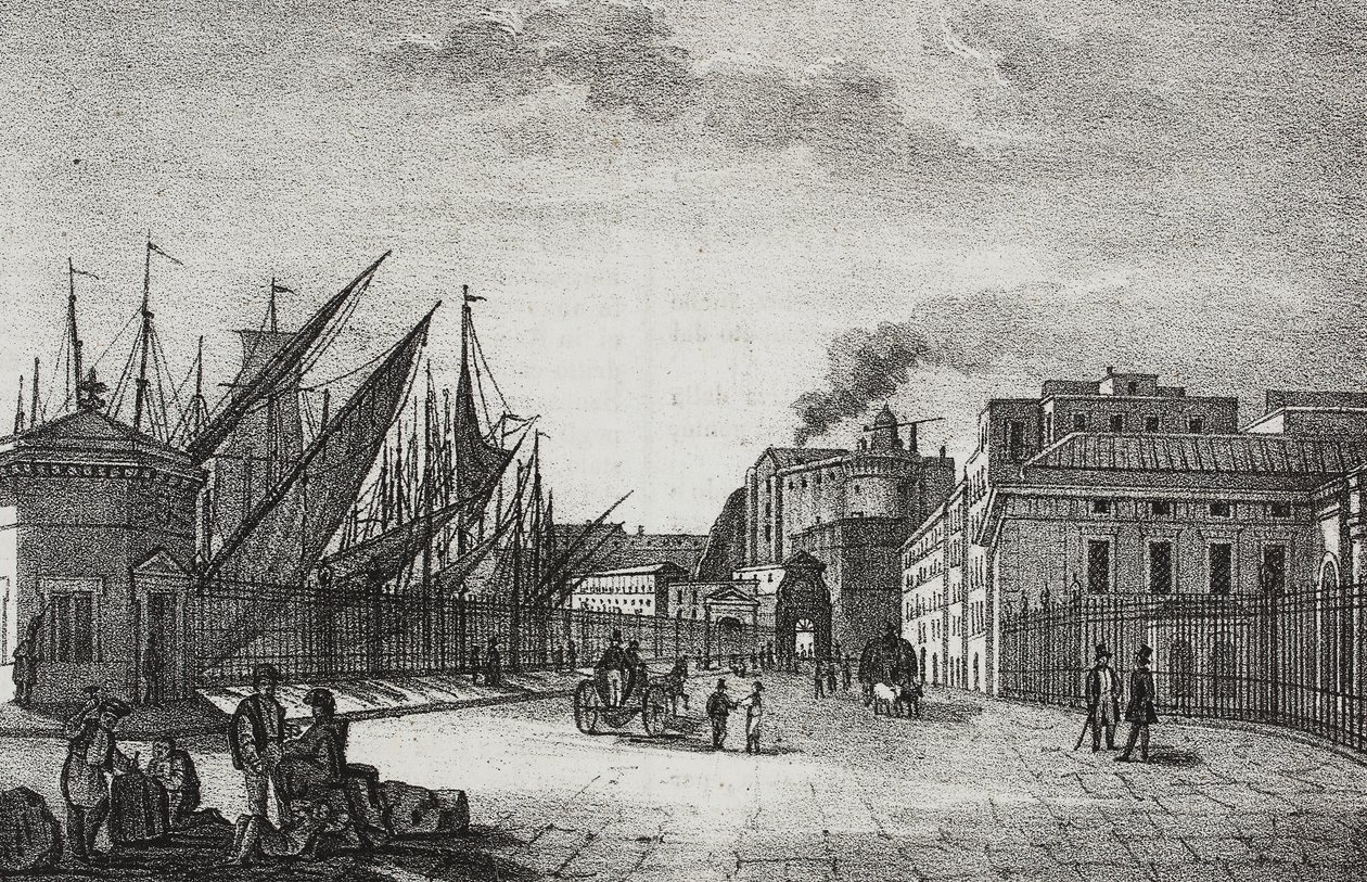 Via del Piliero gesehen von der Brücke dell