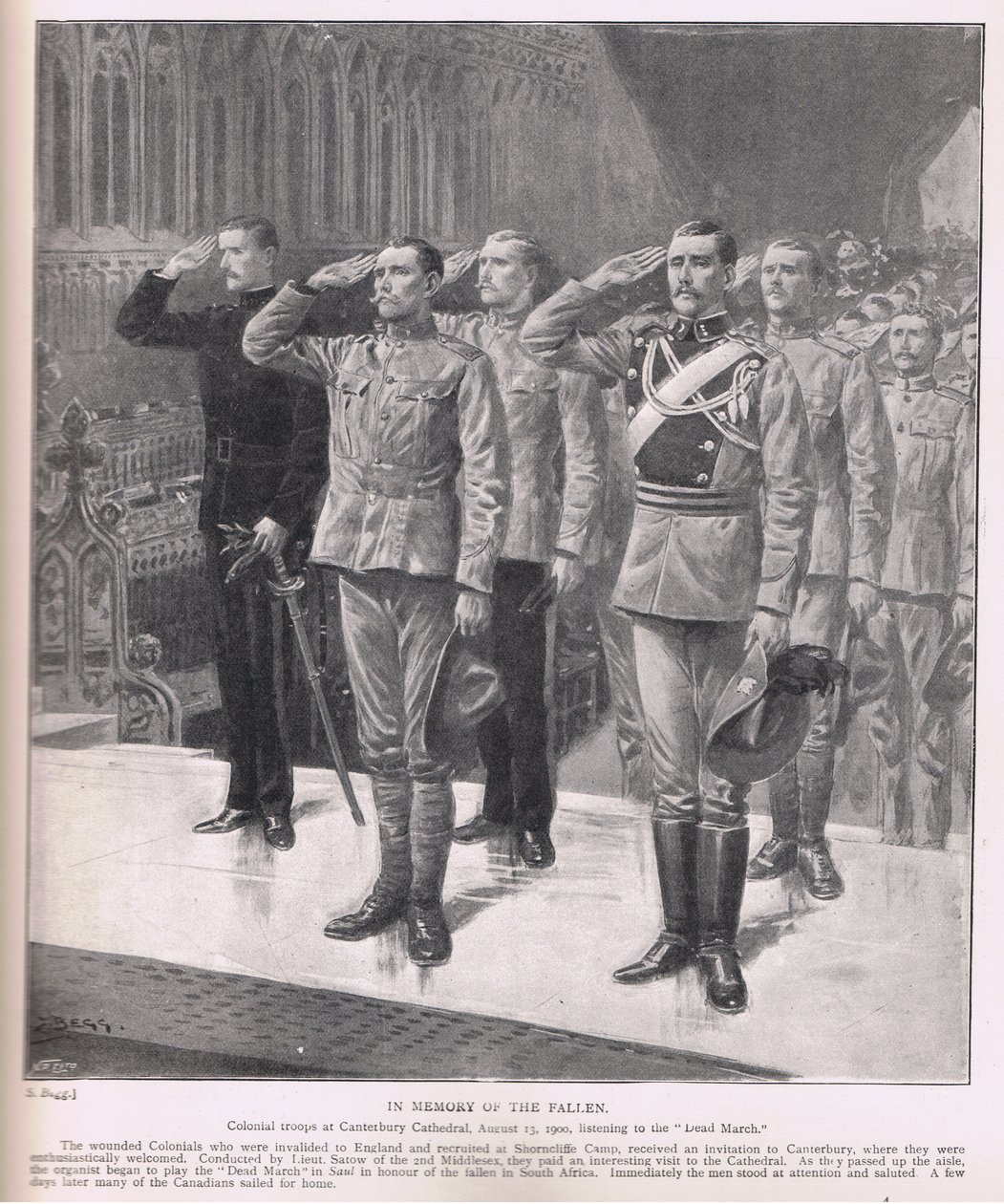 Zum Gedenken an die Gefallenen von Samuel Begg