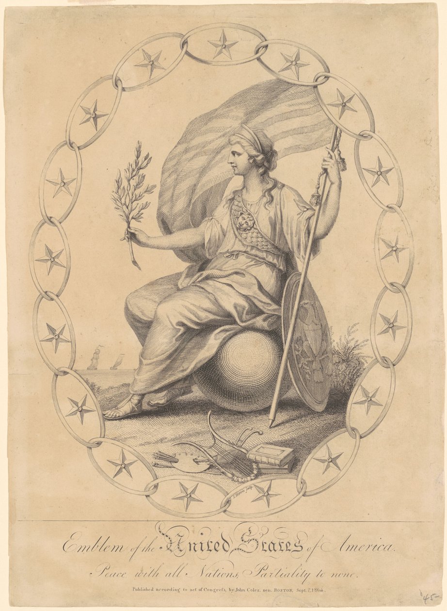 Emblem der Vereinigten Staaten von Amerika von Samuel A. Harris