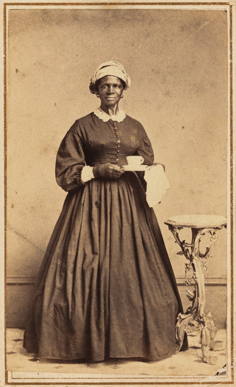 Porträt einer Frau, 1864-1865 (Foto) von Samuel A. Thomas