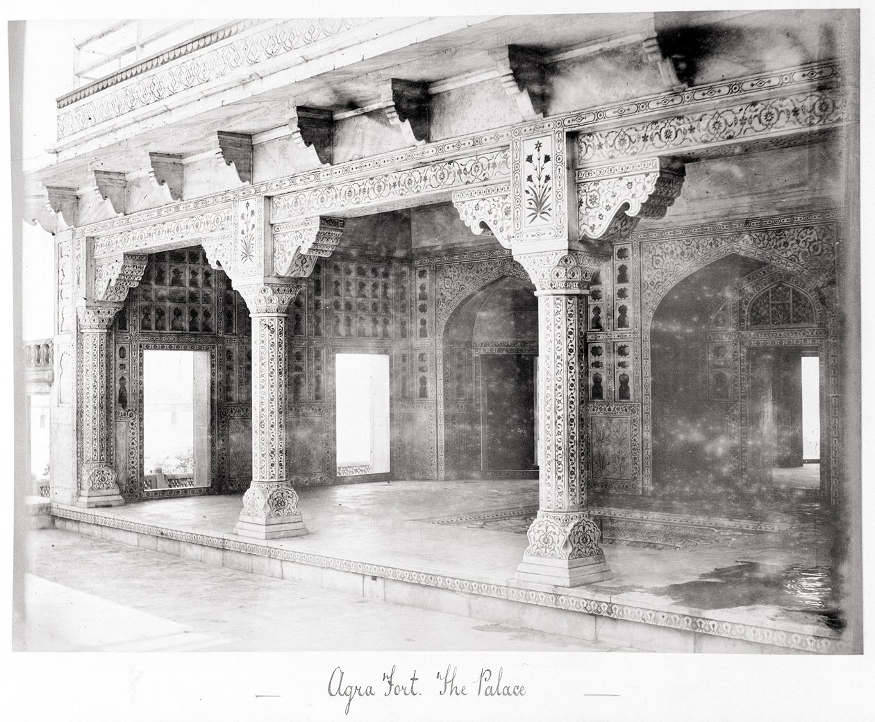 Fort Agra, der Palast von Samuel Bourne