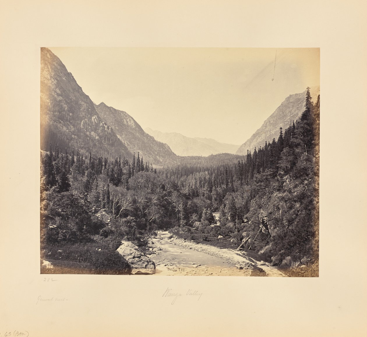 Gesamtansicht des Wanga-Tals von Samuel Bourne