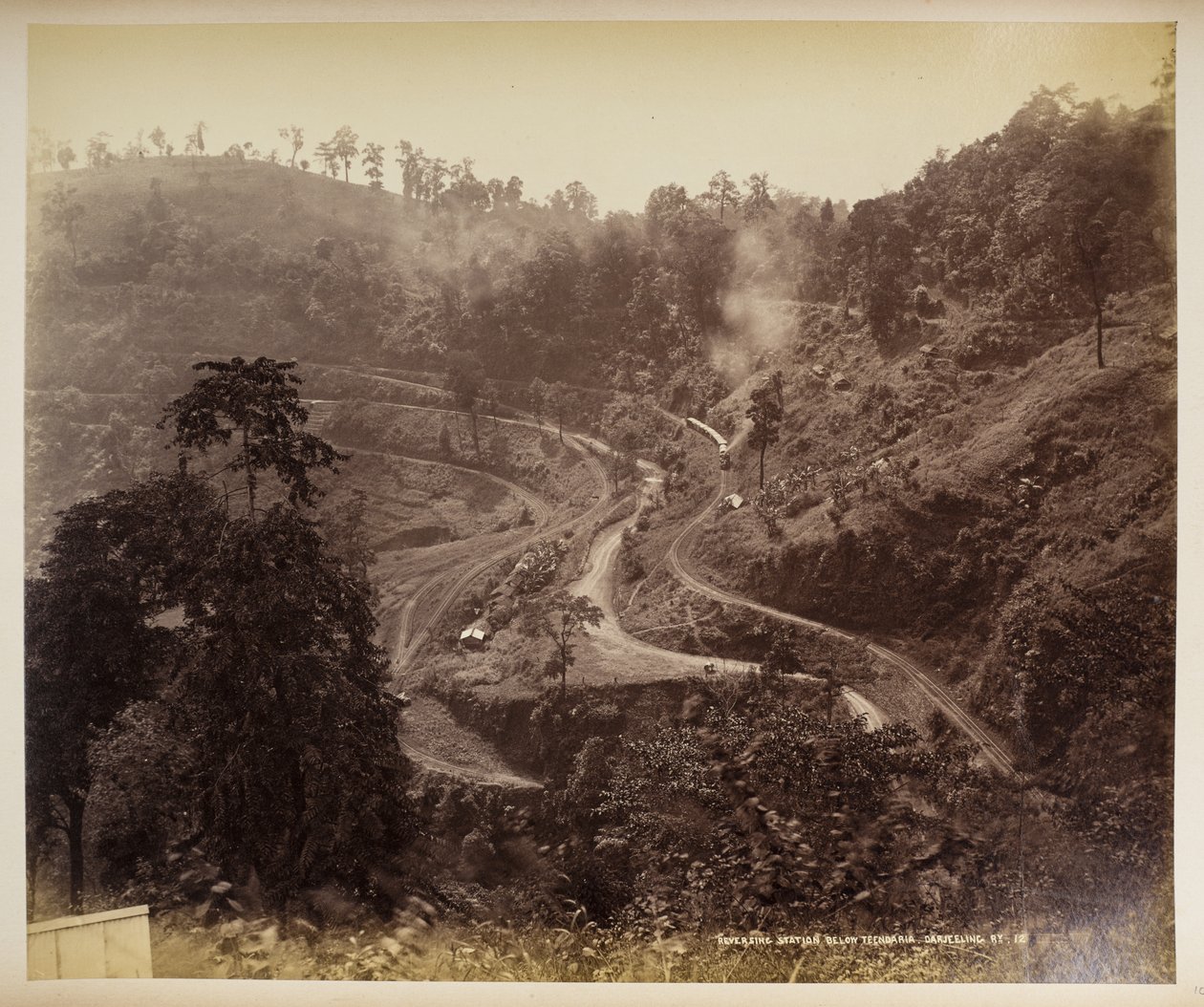 Umkehrstation unterhalb von Teendaria, Darjeeling, aus 
