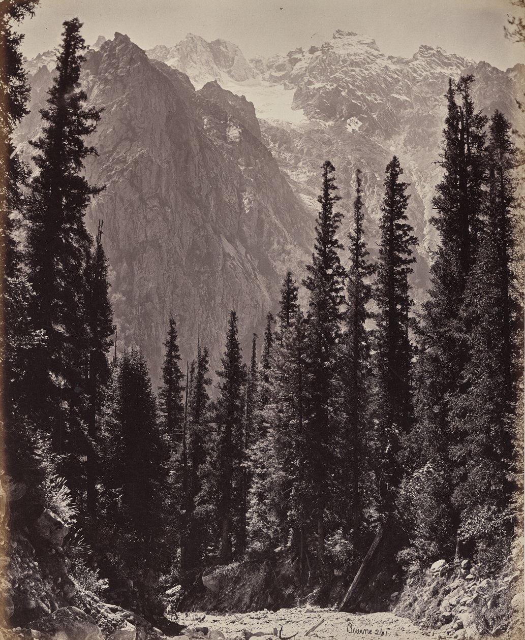 Der obere Himalaya. Blick in das Manga-Tal von Samuel Bourne