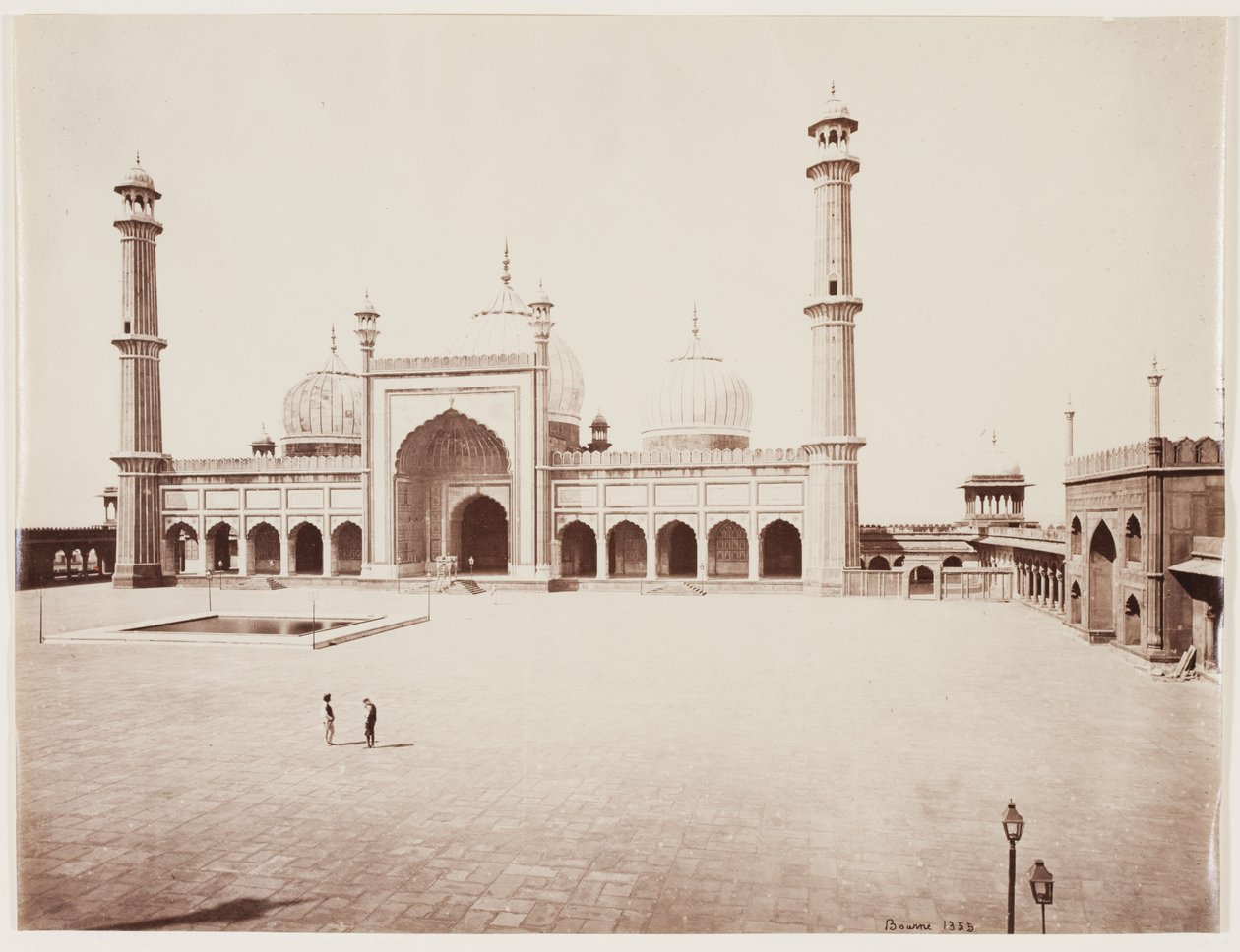Ansicht einer Moschee, ca. 1860 (Albuminabzug von Glasnegativ) von Samuel Bourne