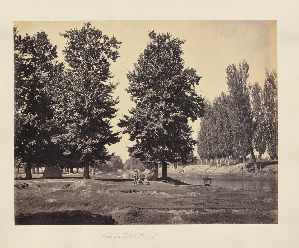 Blick auf den Dhul-Kanal von Samuel Bourne