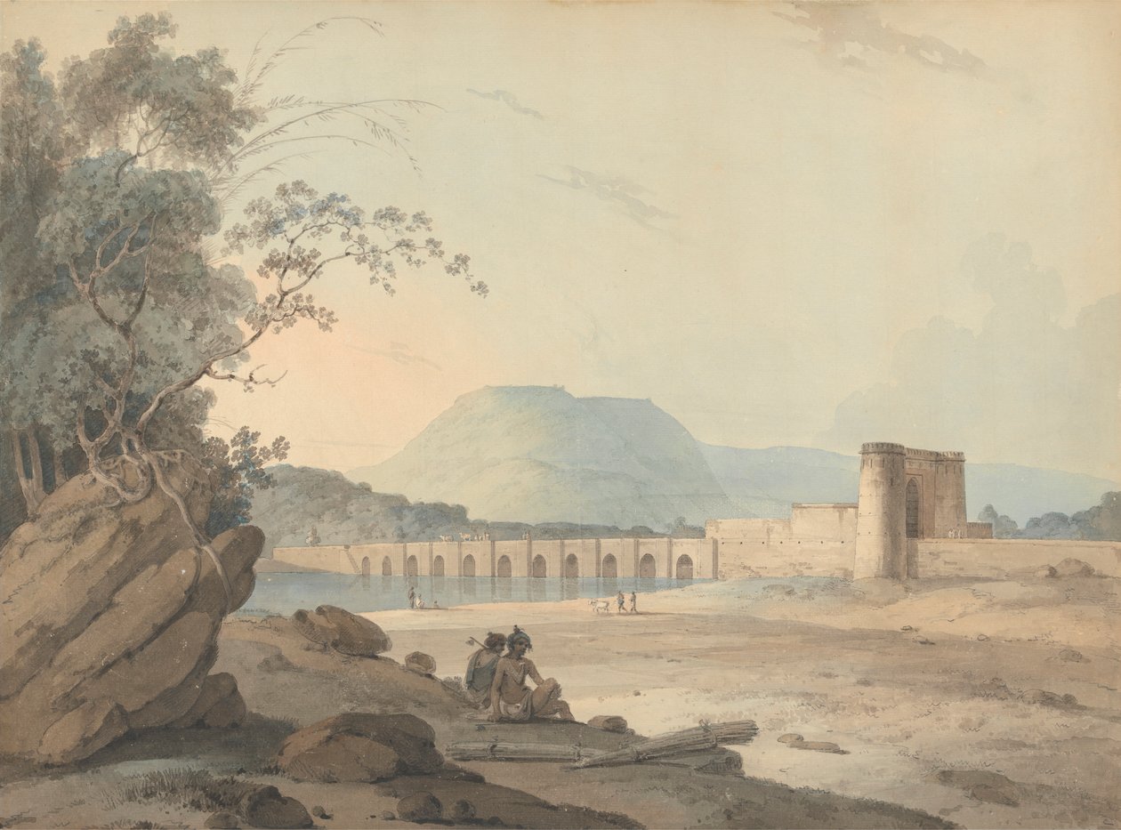 Bidzee Ghur, aufgenommen in der Nähe des Dorfes Mow [Mhow] von Samuel Davis