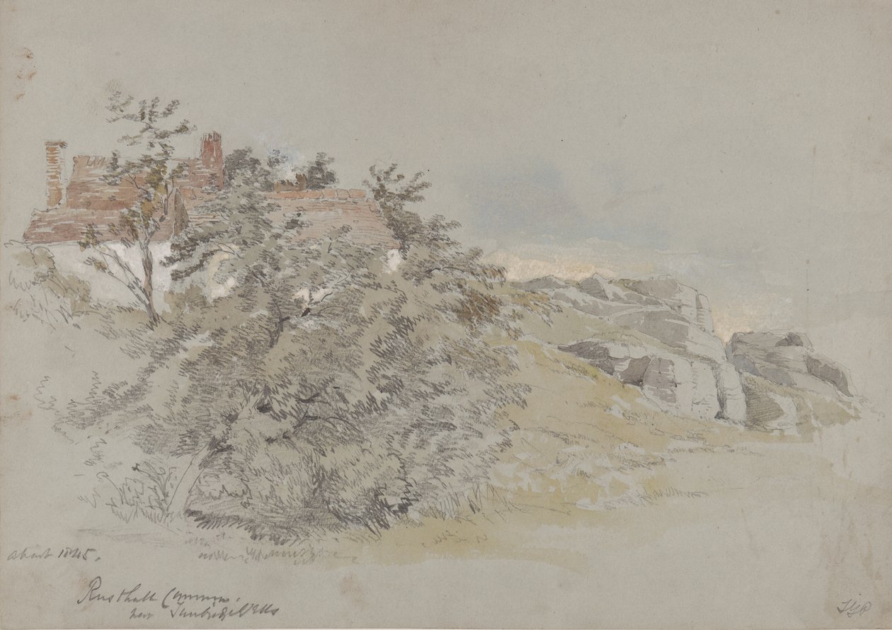 Rusthall Common, in der Nähe von Tunbridge Wells, ca. 1845 von Samuel Gillespie Prout