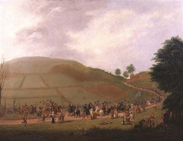 Der Wahlzug von Sir William Miles (1797-1878) von Samuel Griffiths Tovey