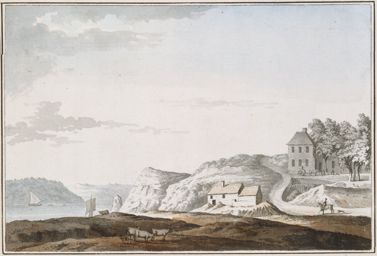 Aust Passage, Gloucestershire von Samuel Hieronymous Grimm