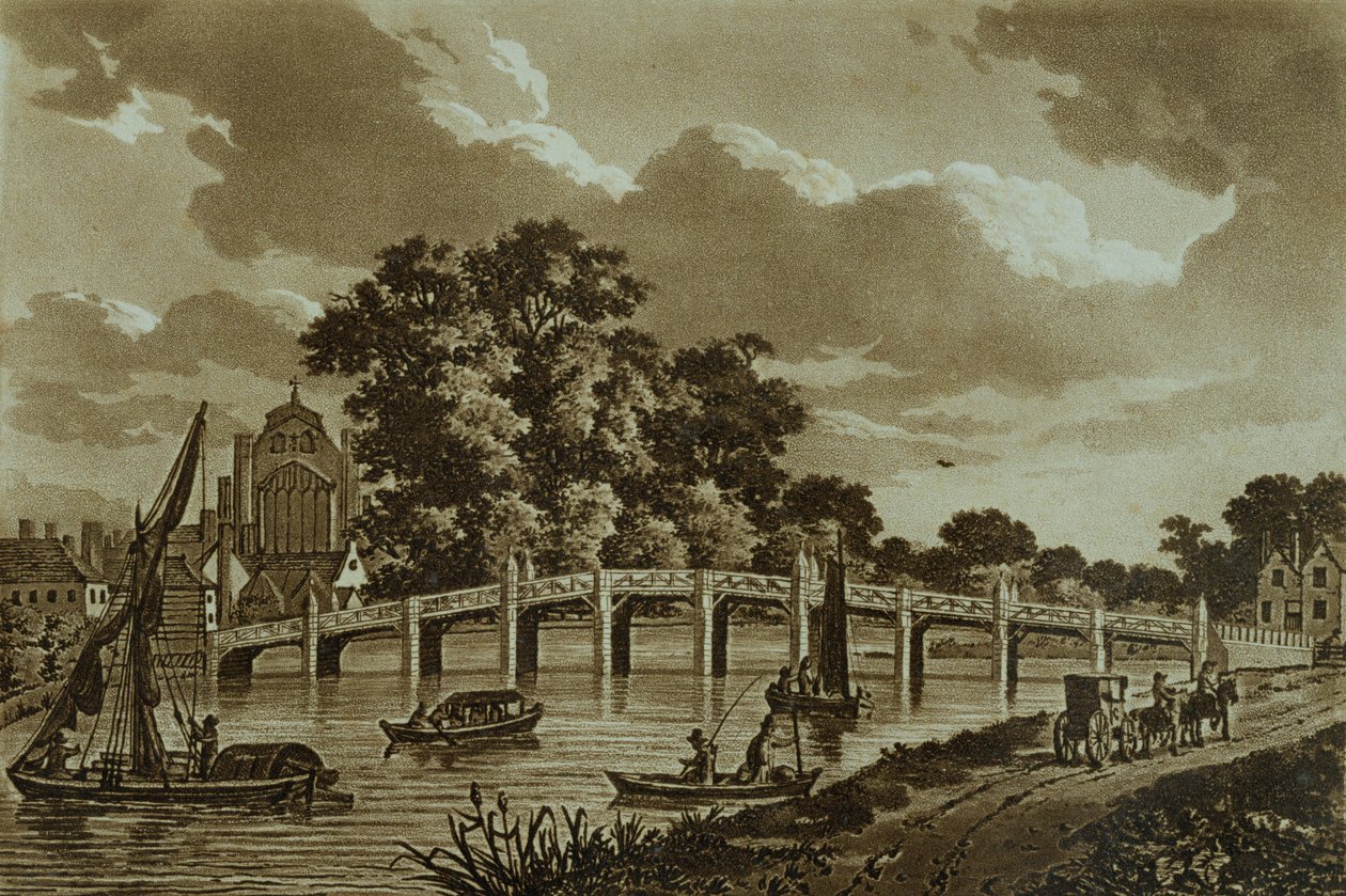 Hampton Court Bridge, Illustration aus 