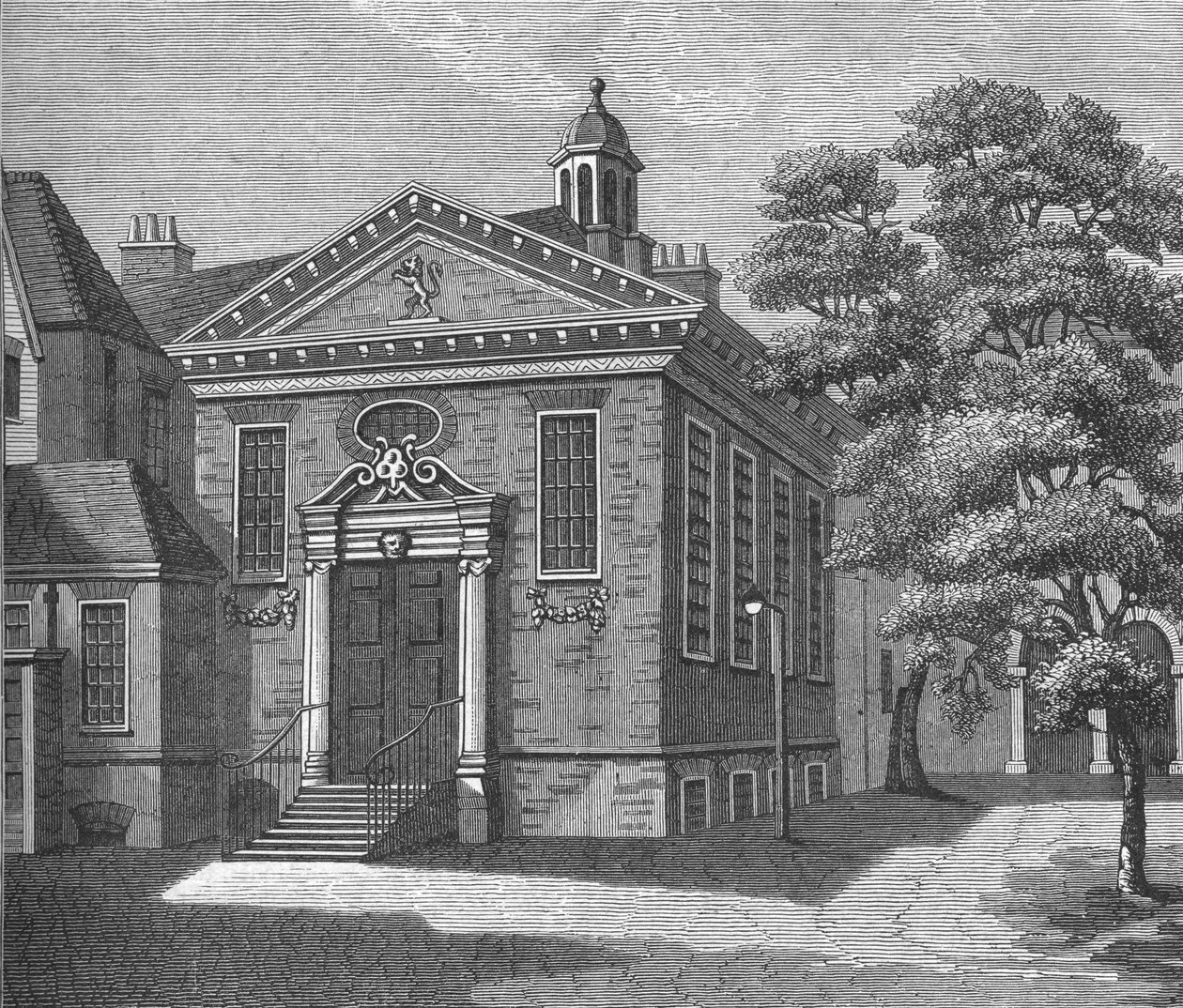 Lyons Inn, um 1800 von Samuel Ireland