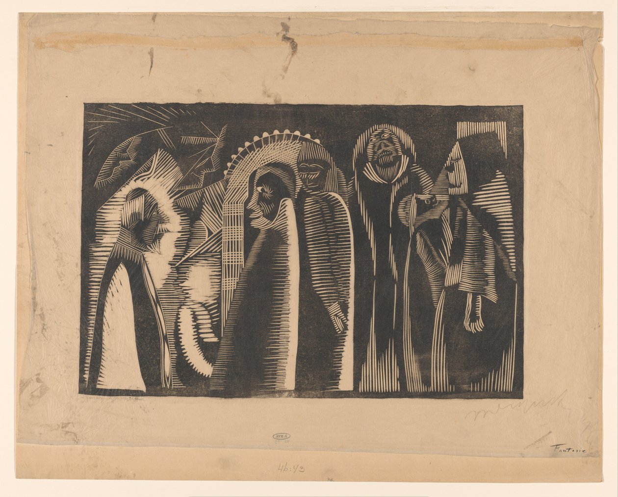 Fantasie von Samuel Jessurun de Mesquita (signed by artist)