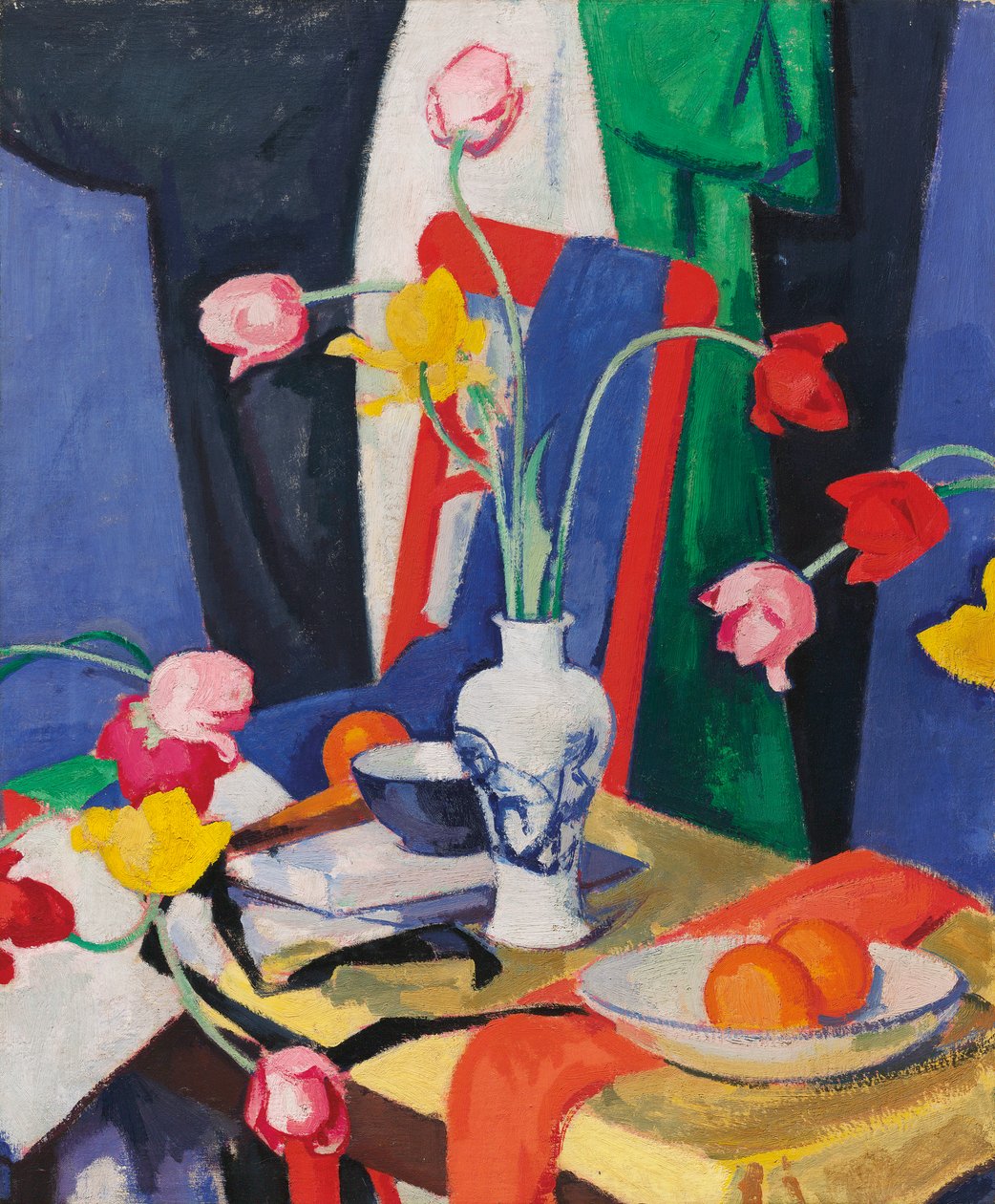 Stillleben mit Tulpen, ca. 1919 von Samuel John Peploe