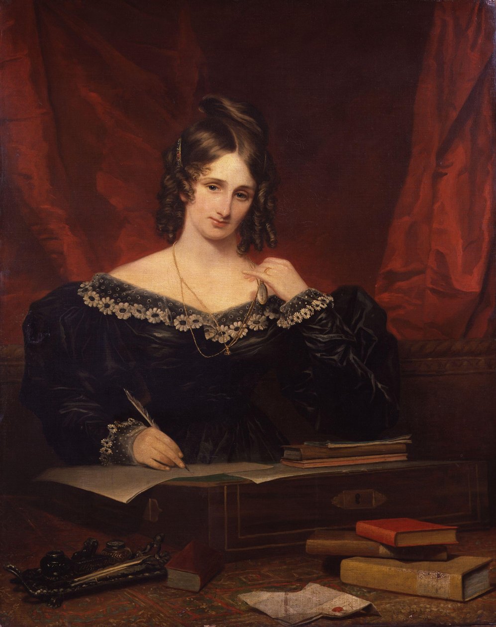 Mary Shelley, 1831 von Samuel John Stump