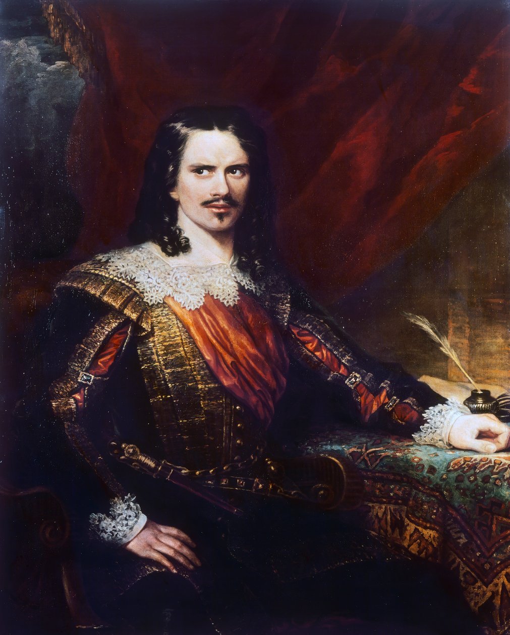Porträt von Charles John Kean (1811-1868), englischer Regisseur und Theatermanager von Samuel John Stump
