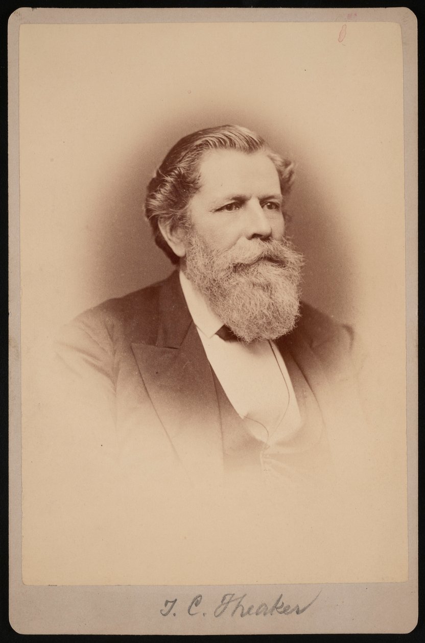 Porträt von Thomas Clarke Theaker 1812-1883, zwischen 1876 und 1880 von Samuel Montague Fassett