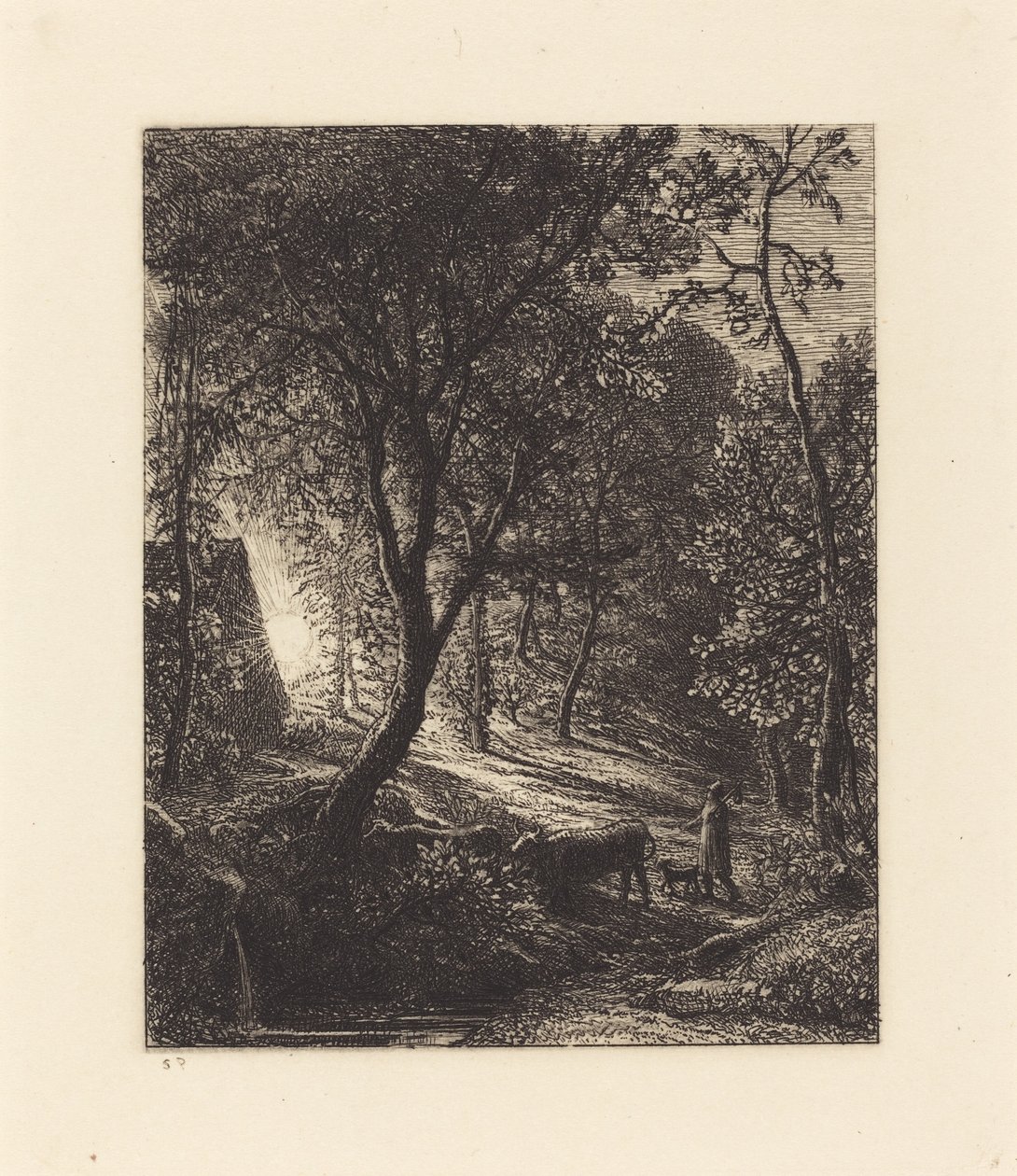 Das Häuschen des Hirten von Samuel Palmer