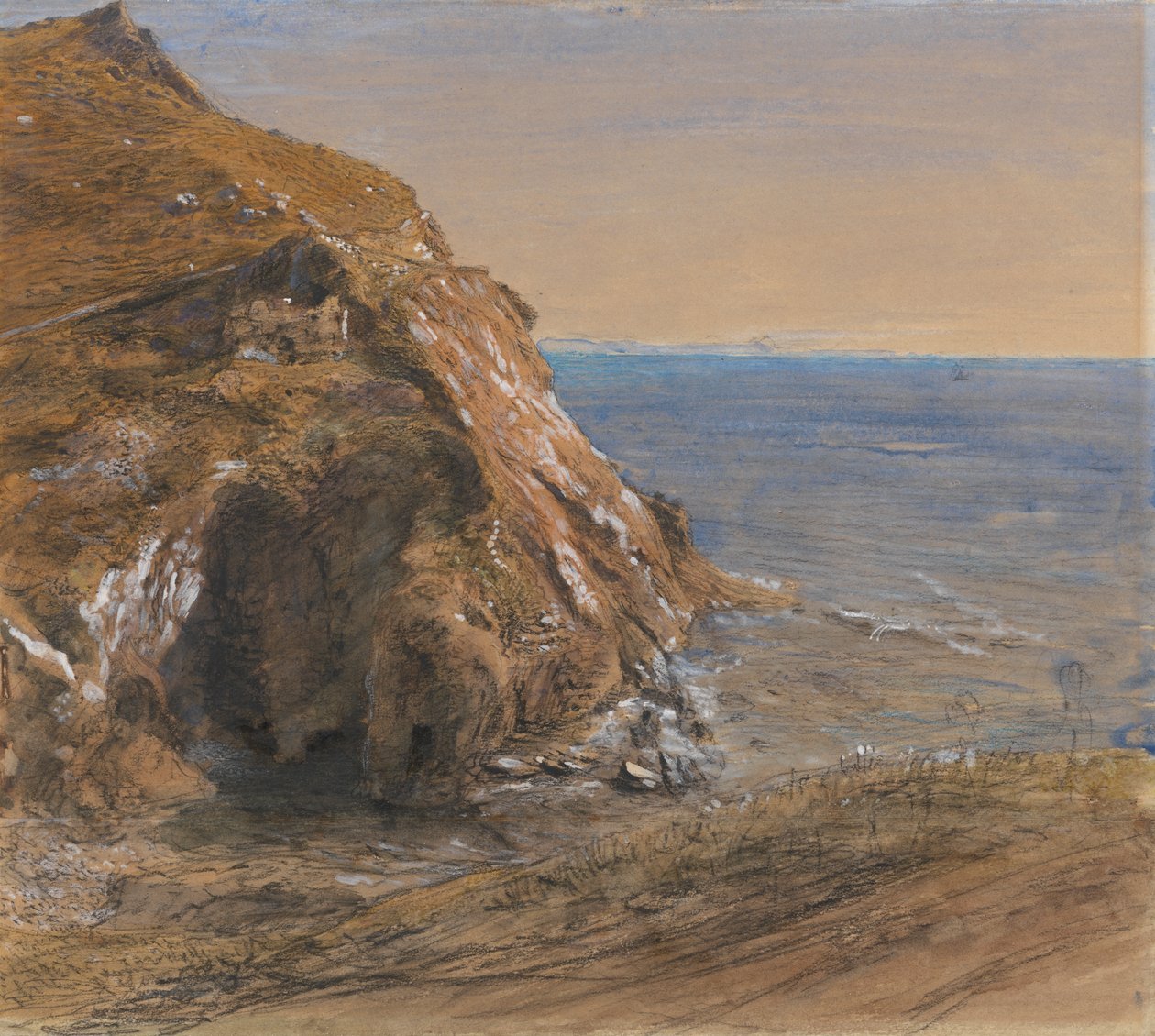 Der Felsrutsch bei Boscastle von Samuel Palmer