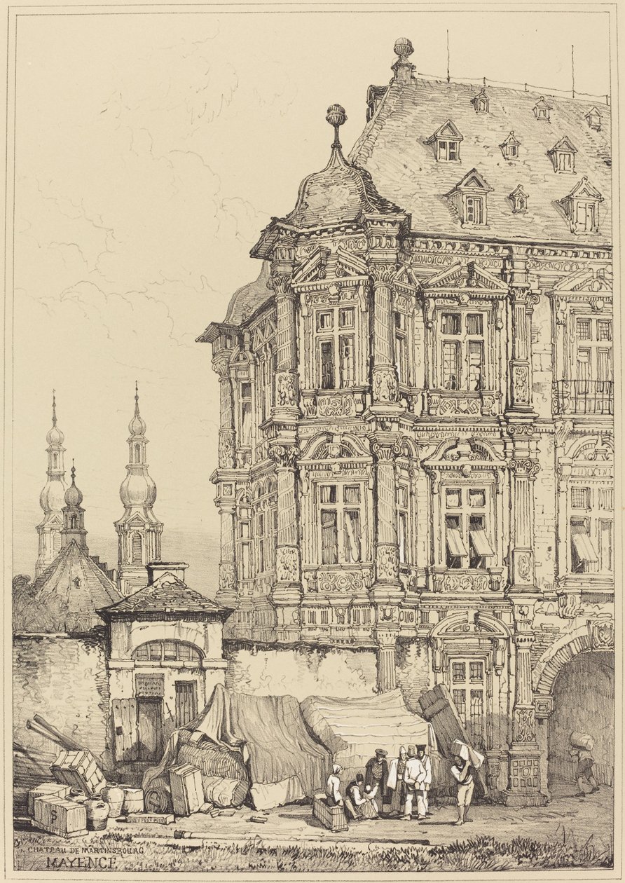 Schloss Martinsburg, Mainz von Samuel Prout