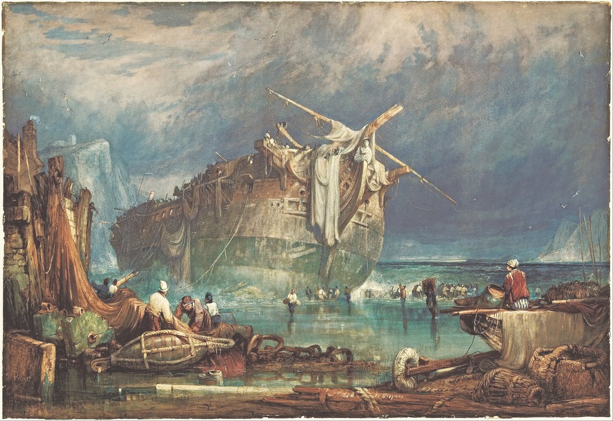 Bergung vom Wrack von Samuel Prout