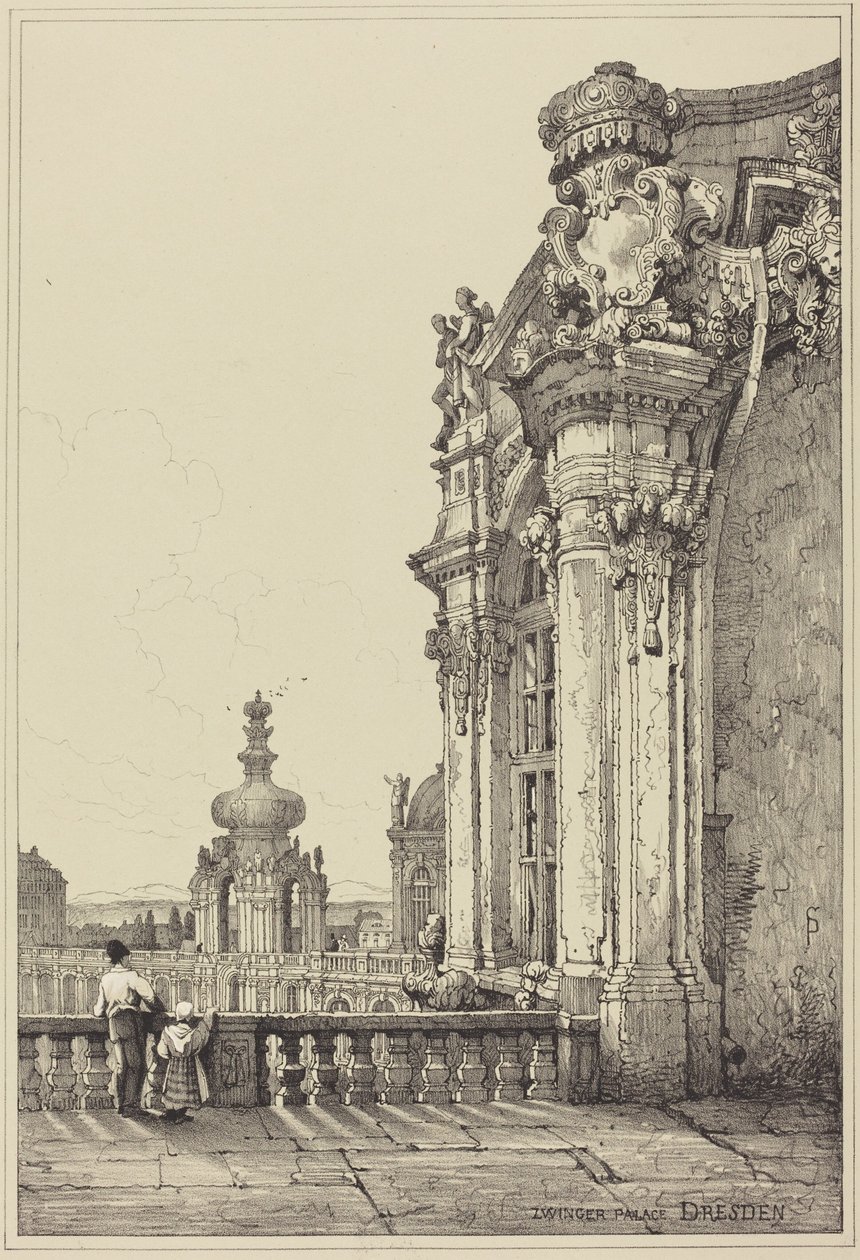 Zwingerpalast, Dresden von Samuel Prout