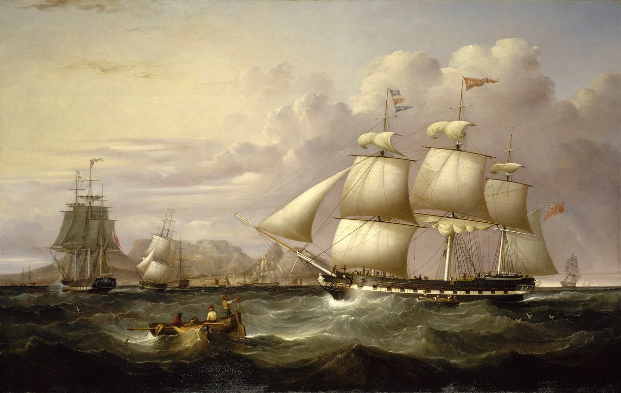Das Handelsschiff der East India Company 