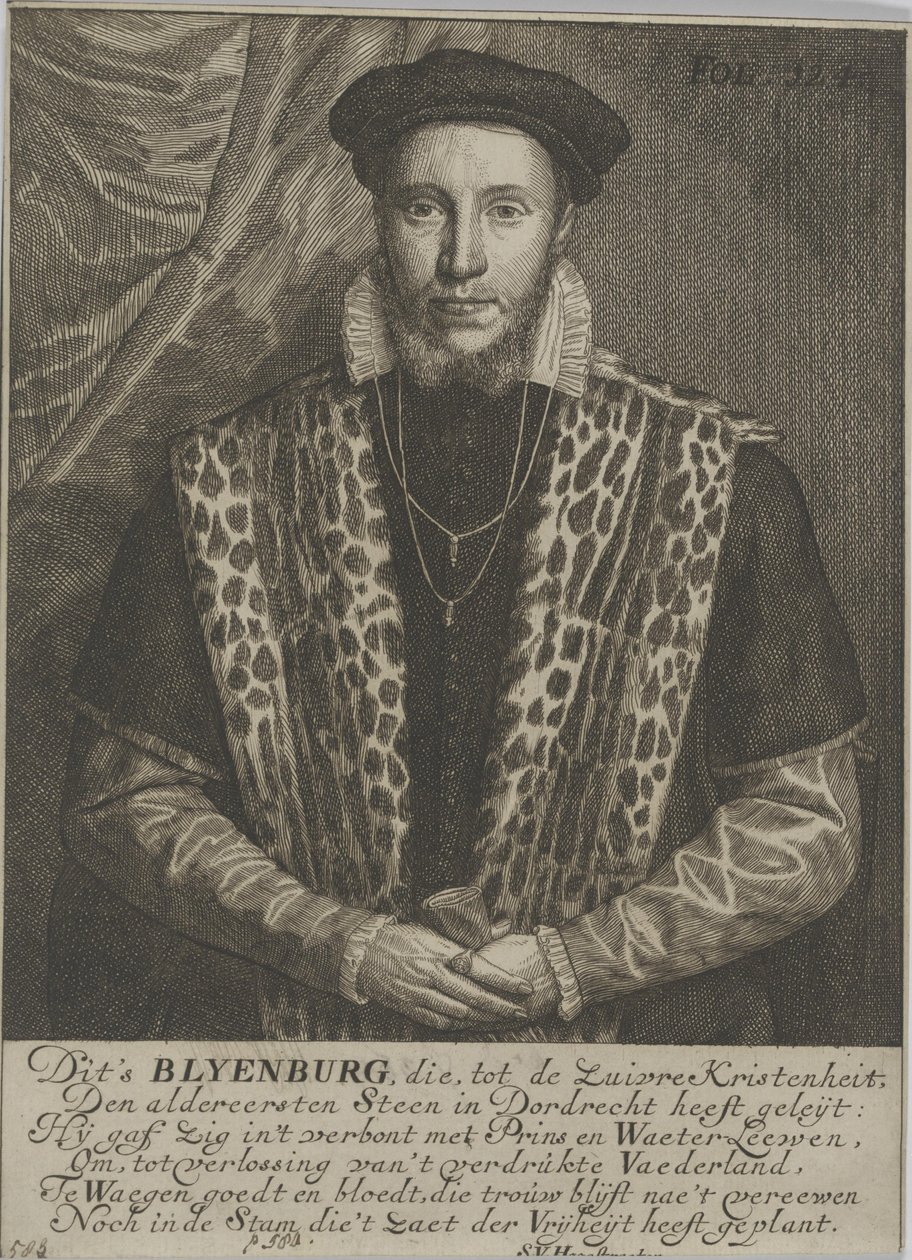 Porträt von Adriaan van Blyenburg, Herr von Schobbeland von Samuel van Hoogstraten